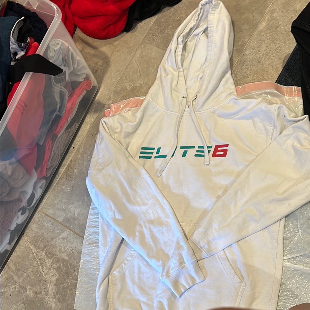 Elite36 White Hoodie